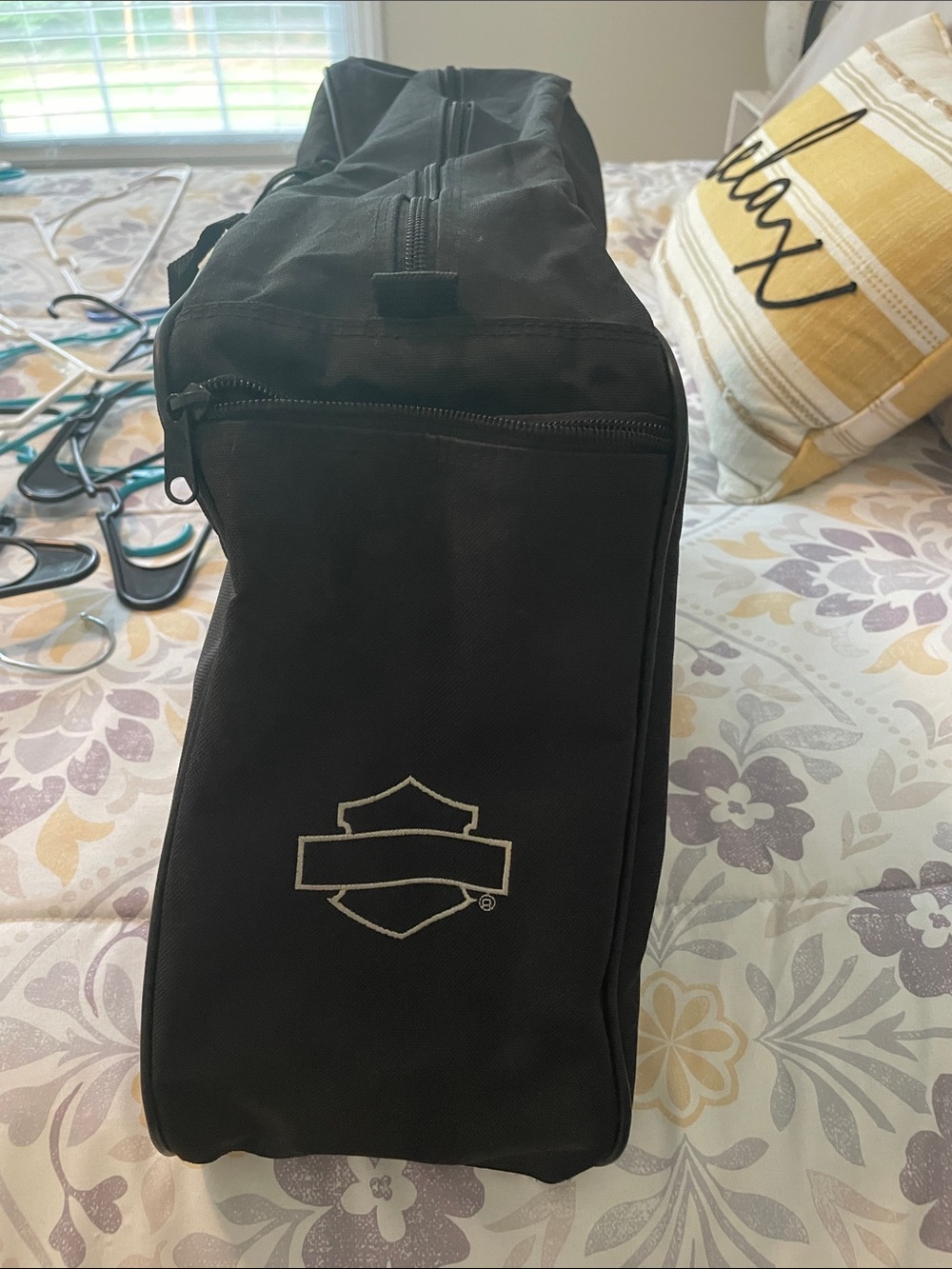 Harley-Davidson Black saddle bag Shield Logo